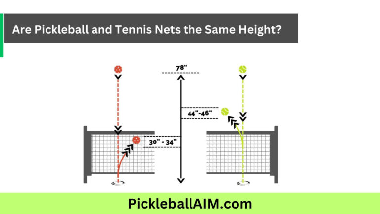Are Pickleball and Tennis Nets the Same Height? A Comparison of Net Heights in Two Popular Racquet Sports