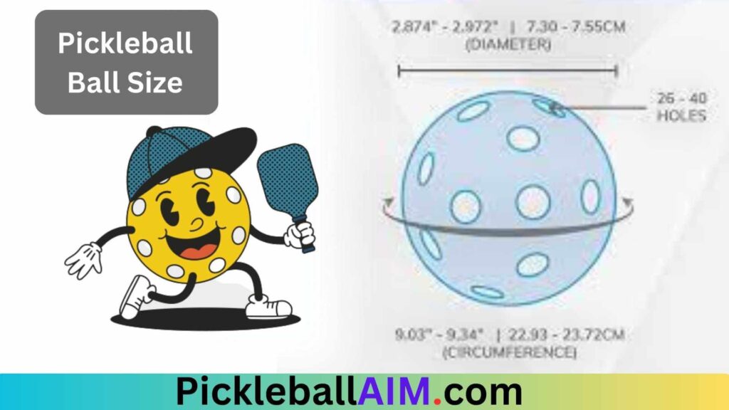 Ball Size in pickleball