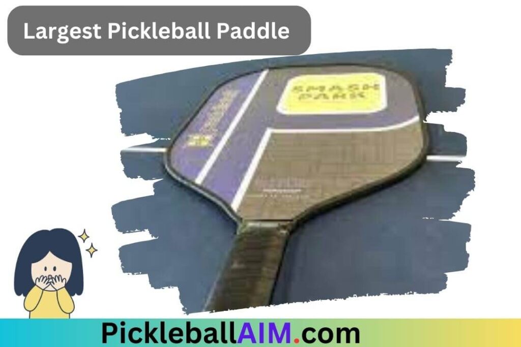 Largest Pickleball Paddle in pickleball