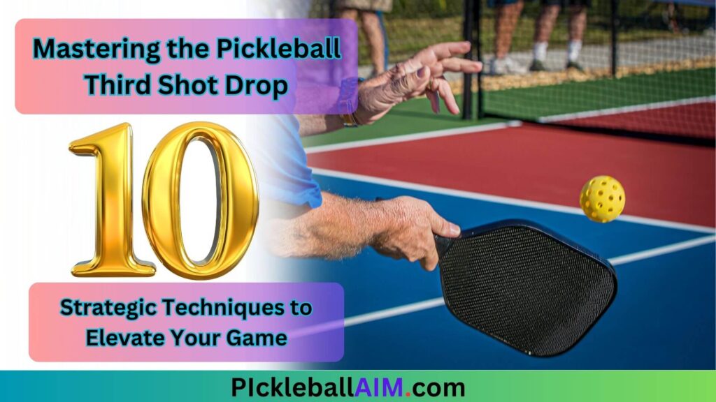 Mastering the Pickleball Third Shot Drop