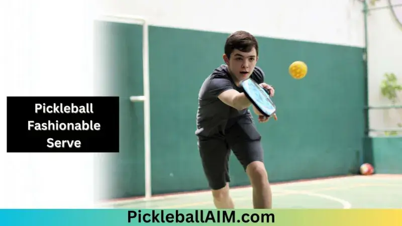 A Fashionable Serve in pickleball