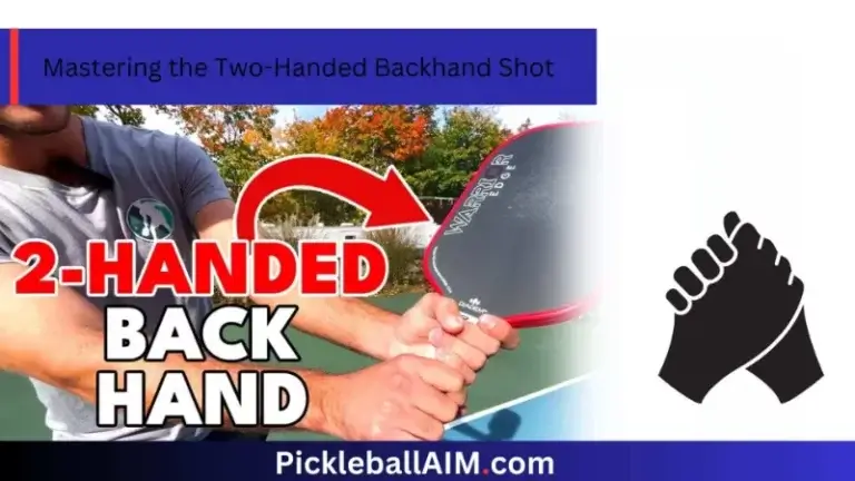 Mastering the Two-Handed Backhand Shot: A Beginner’s Guide to Pickleball Excellence