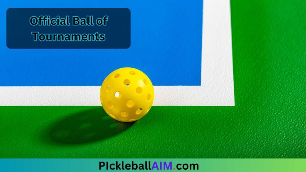 Official Ball of Tournaments in pickleball ball