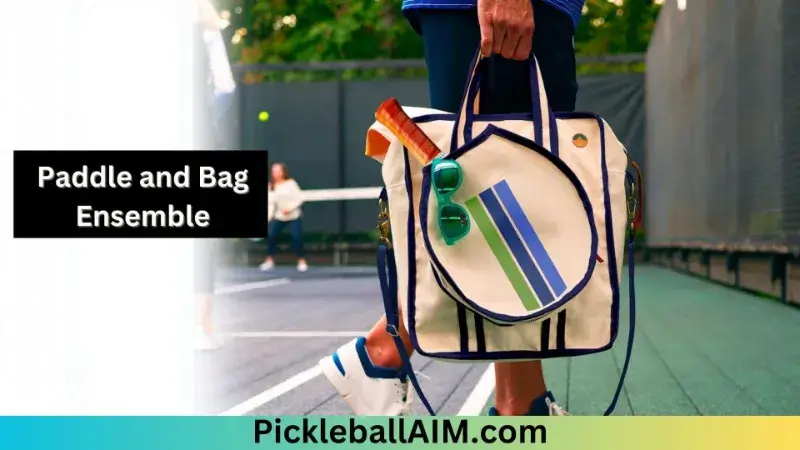 Paddle and Bag Ensemble in Pickleball