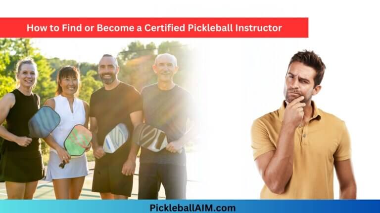 Ace Your Game: How to Find or Become a Certified Pickleball Instructor