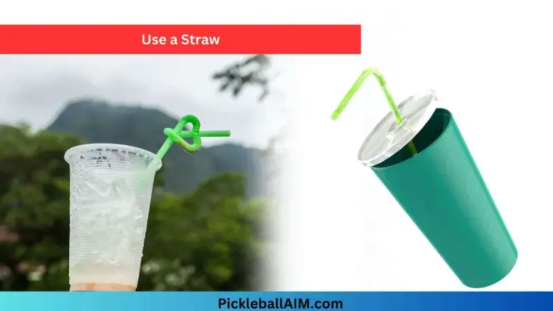 Use a Straw in bottle